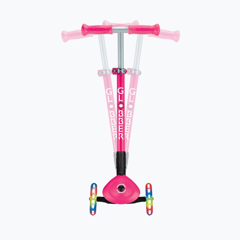 Monopattino a tre ruote per bambini Globber Primo Foldable Lights fuchsia 11