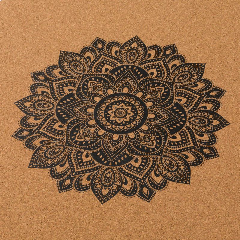 Yoga Design Lab Sughero 3,5 mm mandala nero tappetino yoga 4