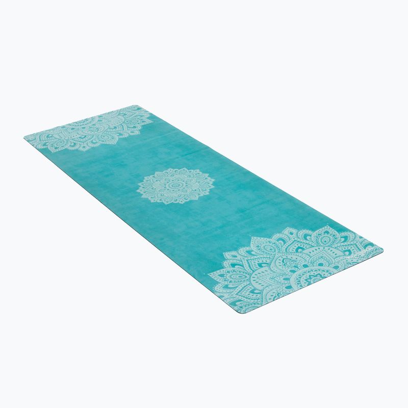Yoga Design Lab Combo Tappetino yoga 1,5 mm mandala turchese