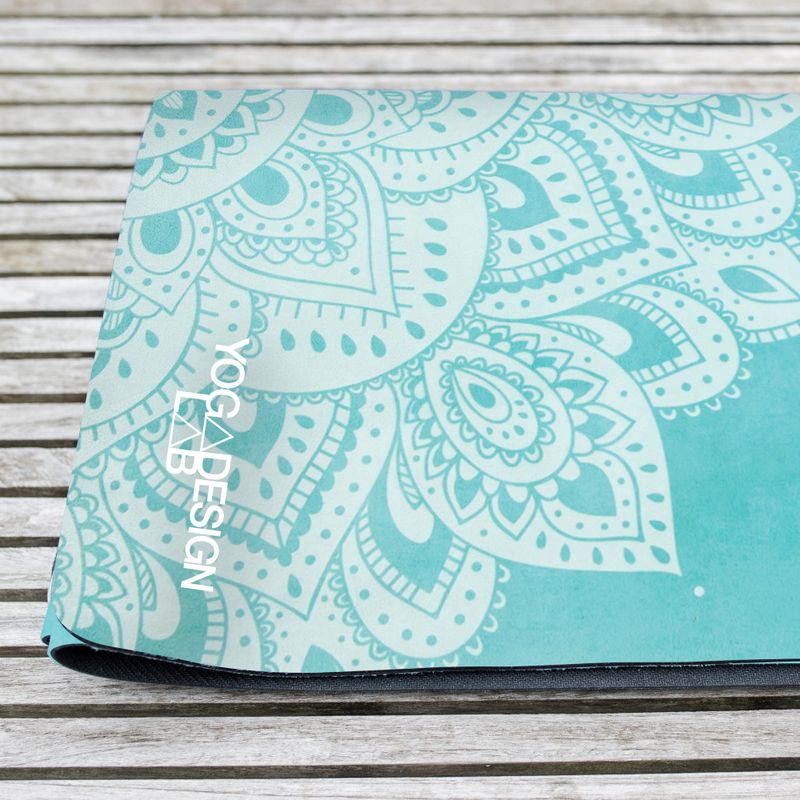 Yoga Design Lab Combo Tappetino yoga 1,5 mm mandala turchese 12