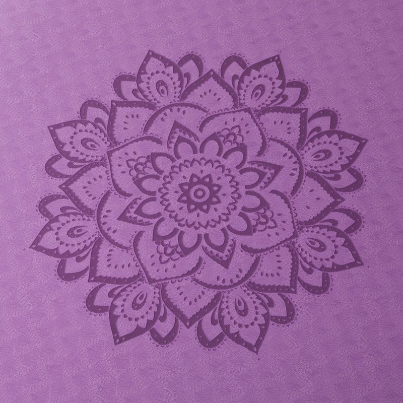 Yoga Design Lab Flow Pure 6 mm mandala lavanda tappetino yoga 4