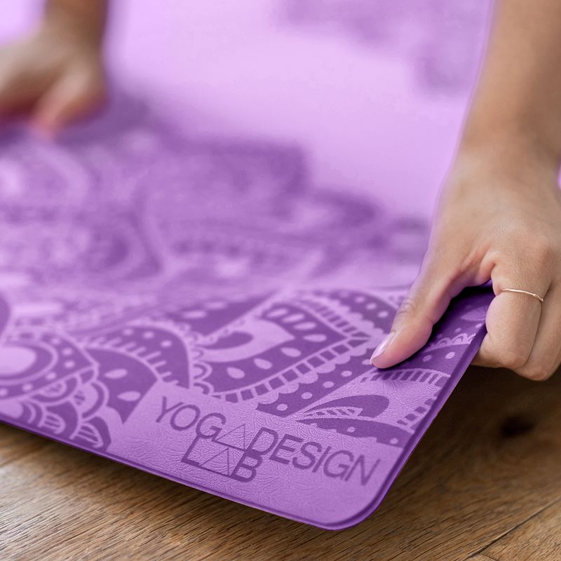 Yoga Design Lab Flow Pure 6 mm mandala lavanda tappetino yoga 7
