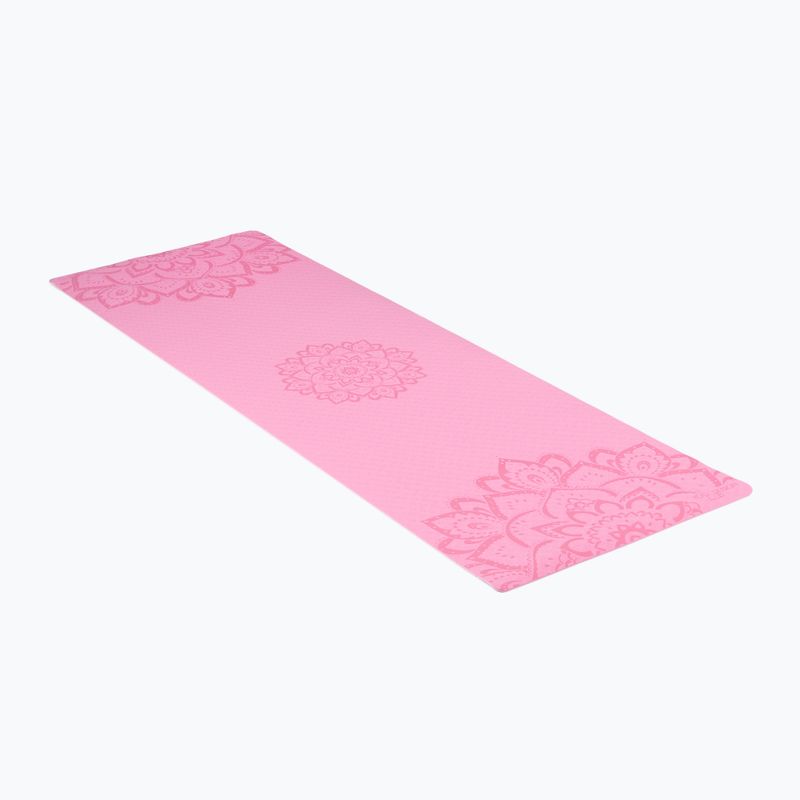 Yoga Design Lab Flow Pure tappetino yoga 6 mm mandala rose