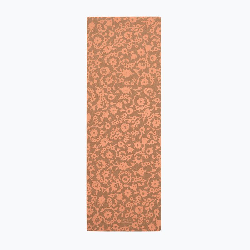 Yoga Design Lab Tappetino yoga in sughero 5,5 mm batik floreale