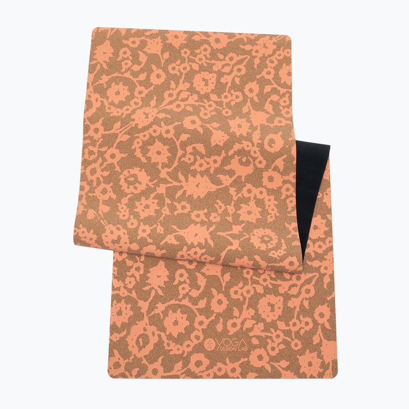 Yoga Design Lab Tappetino yoga in sughero 5,5 mm batik floreale 2