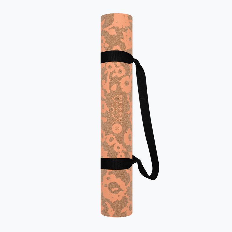 Yoga Design Lab Tappetino yoga in sughero 5,5 mm batik floreale 5