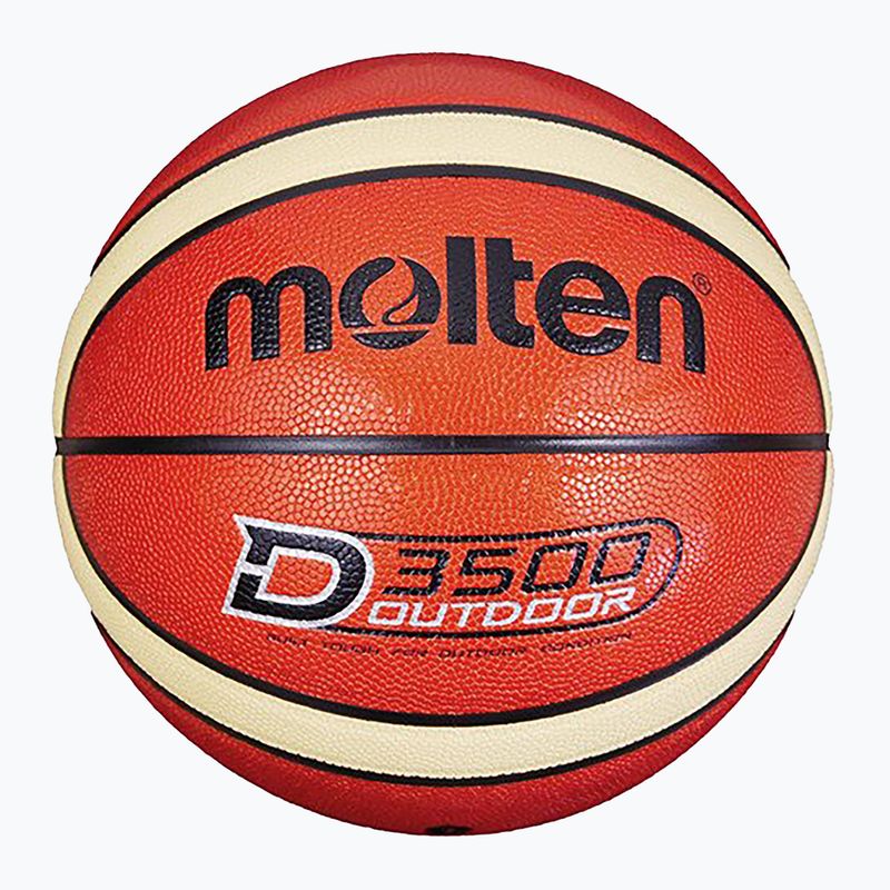Pallacanestro Molten B6D3500 arancione/avorio misura 6 4