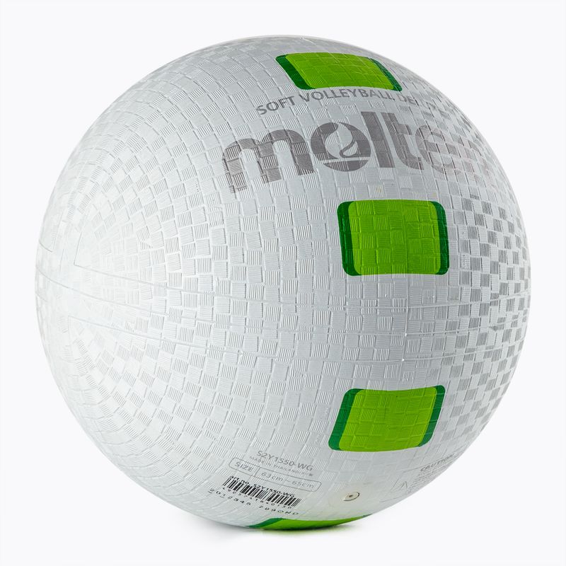 Pallavolo Molten S2V1550-WG bianco/verde misura 5 2