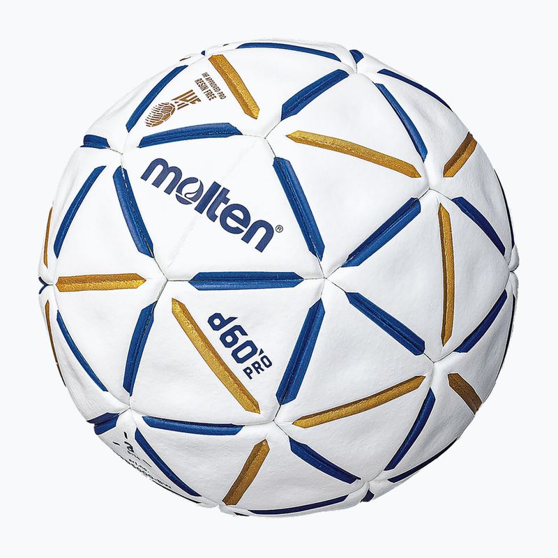 Pallamano Molten H3D4000-BW d60 PRO IHF blu/bianco misura 3 2