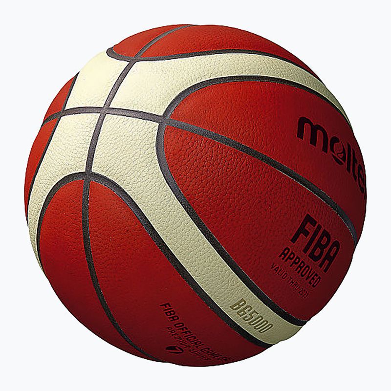 Pallacanestro Molten B7G5000 FIBA marrone taglia 7 3