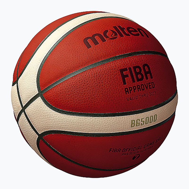 Pallacanestro Molten B7G5000 FIBA marrone taglia 7 4