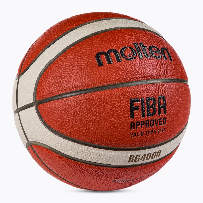 Pallacanestro Molten B6G4000 FIBA arancione misura 6 2