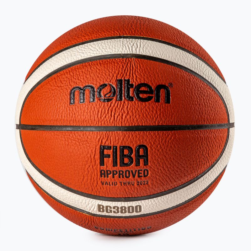 Pallacanestro Molten B6G3800 FIBA arancione taglia 6 2