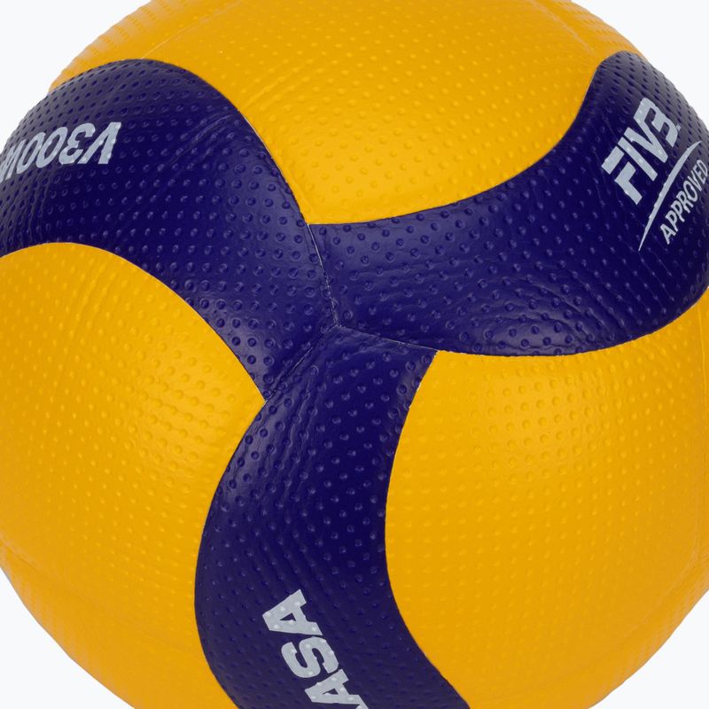 Mikasa pallavolo V300W giallo/blu misura 5 4