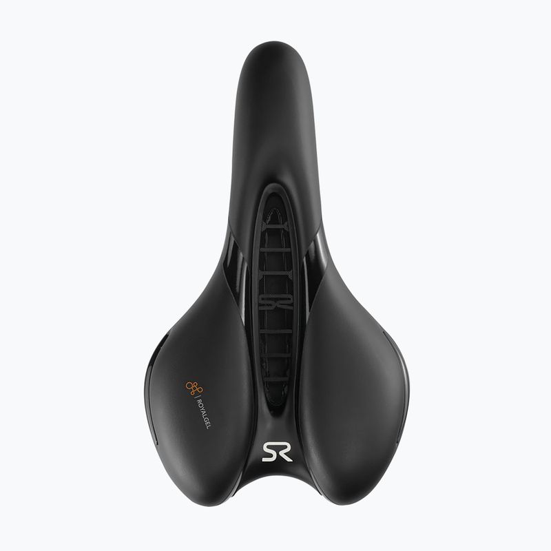 Sella per bici Selle Royal Respiro Soft Athletic Straciatella 45St. black 2