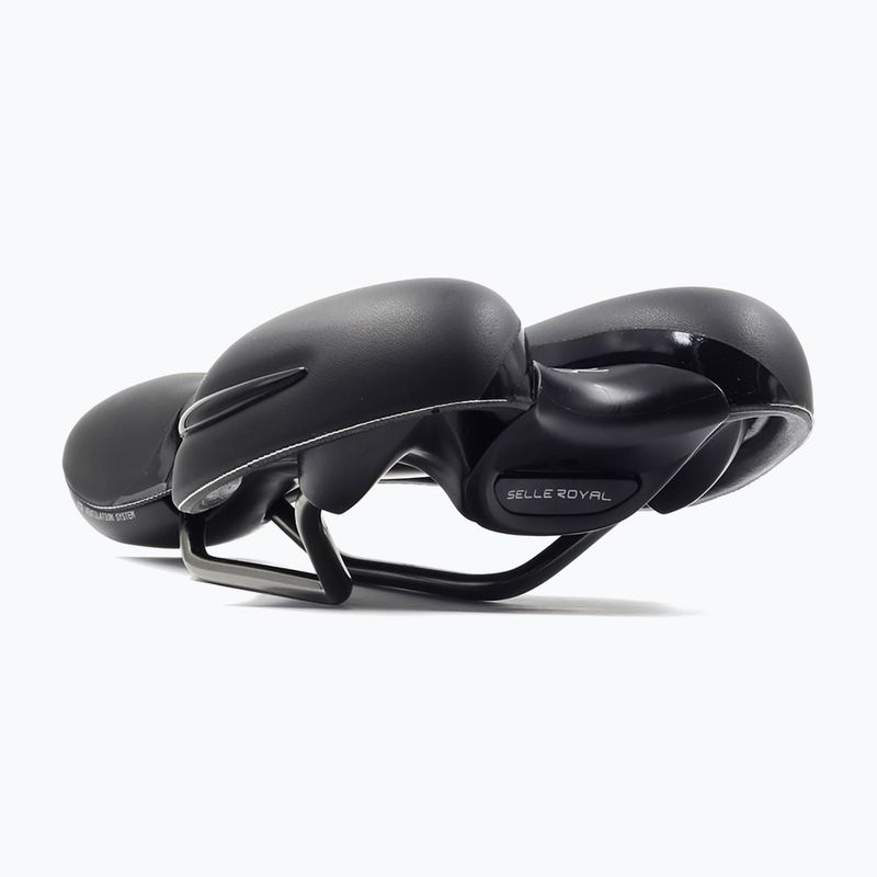 Sella per bici Selle Royal Respiro Soft Athletic Straciatella 45St. black 7