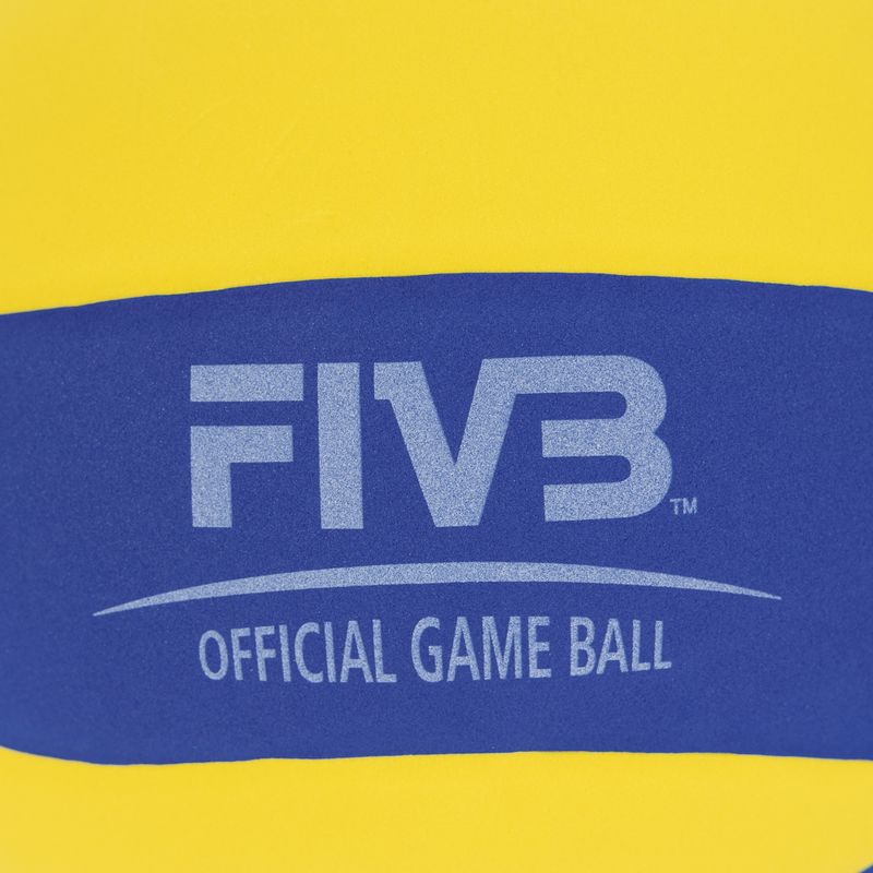Palla da snow volley Mikasa SV335-V8 giallo/blu taglia 5 4