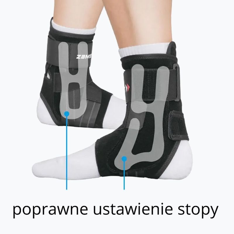 Zamst A1 Ankle Stabilizzatore di caviglia destra nero 3