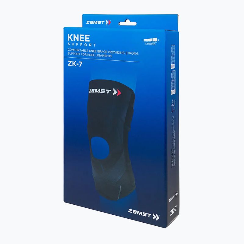 Zamst ZK-7 stabilizzatore per ginocchio nero 7
