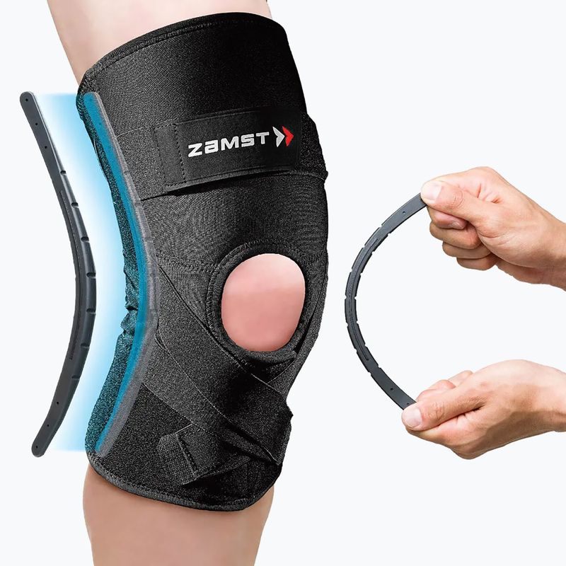 Zamst ZK-Protect stabilizzatore per ginocchio nero 5