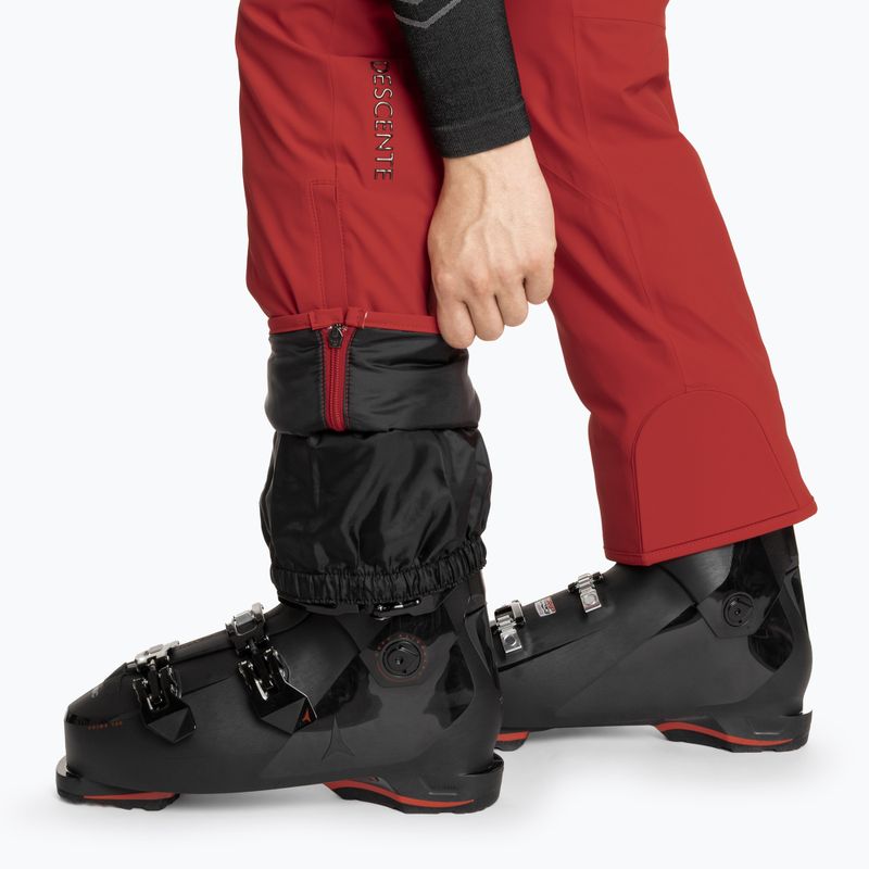 Pantaloni da sci da uomo Descente Swiss electric red 8