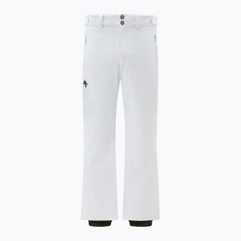 Pantaloni da sci da uomo Descente Swiss super white