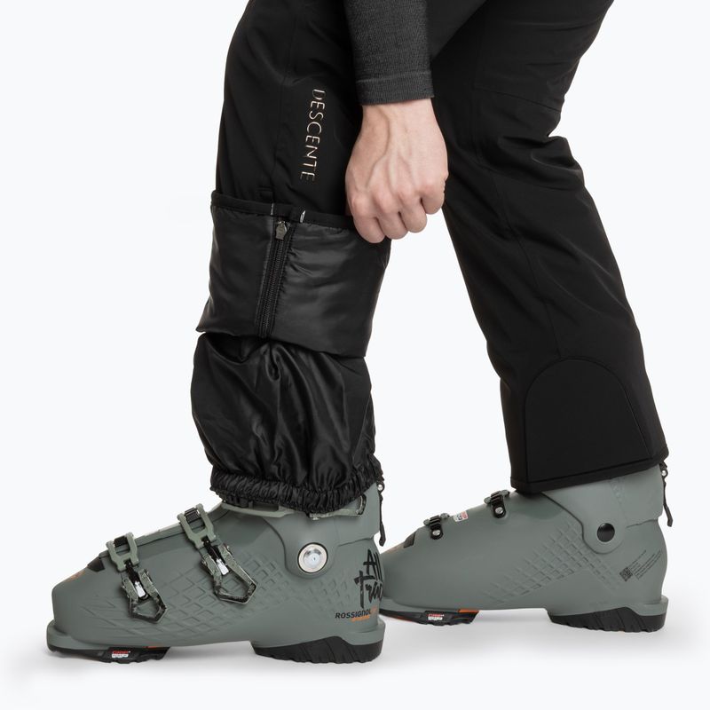 Pantaloni da sci da uomo Descente Swiss Regular nero 8