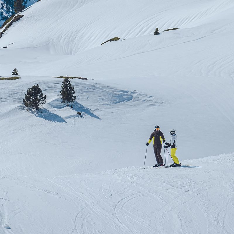 Giacca da sci Descente Hybrid Rip Down da uomo giallo gigante 17