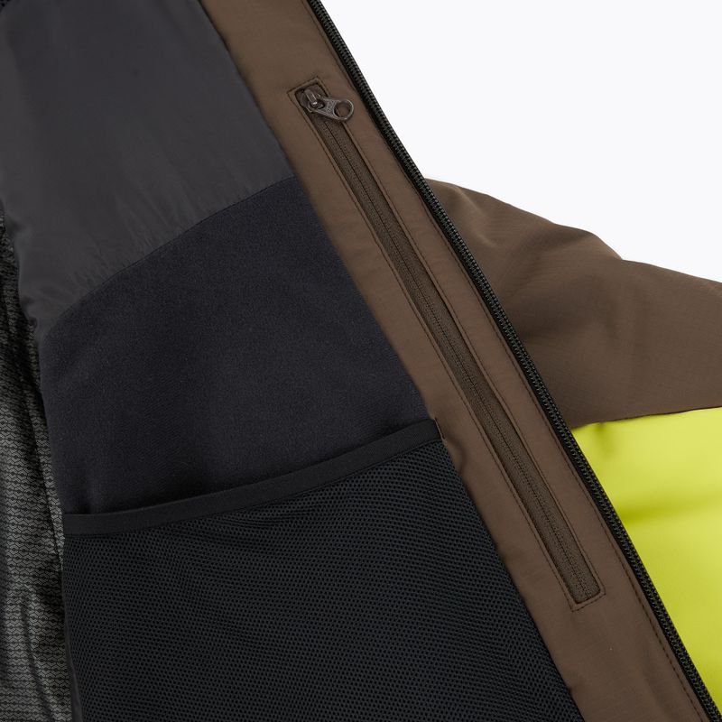 Giacca da sci Descente Hybrid Rip Down da uomo giallo gigante 7