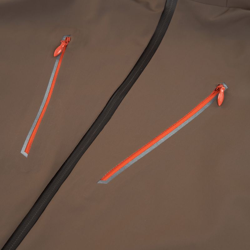 Giacca da sci da uomo Descente Caden spalla marrone 4