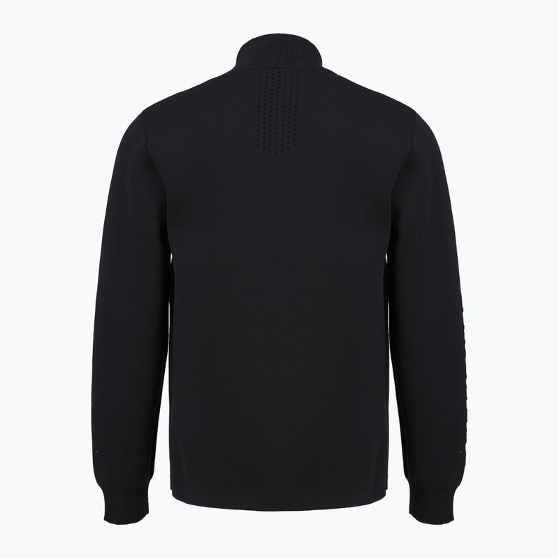 Maglione da uomo Descente con zip integrale nero 2