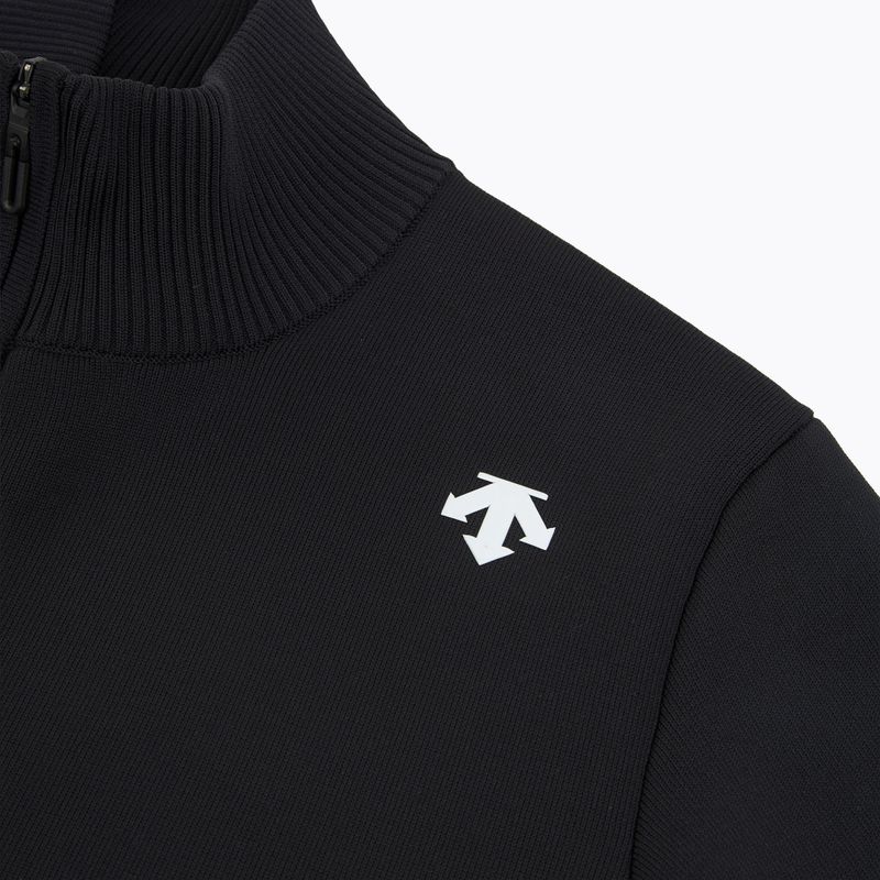 Maglione da uomo Descente con zip integrale nero 3