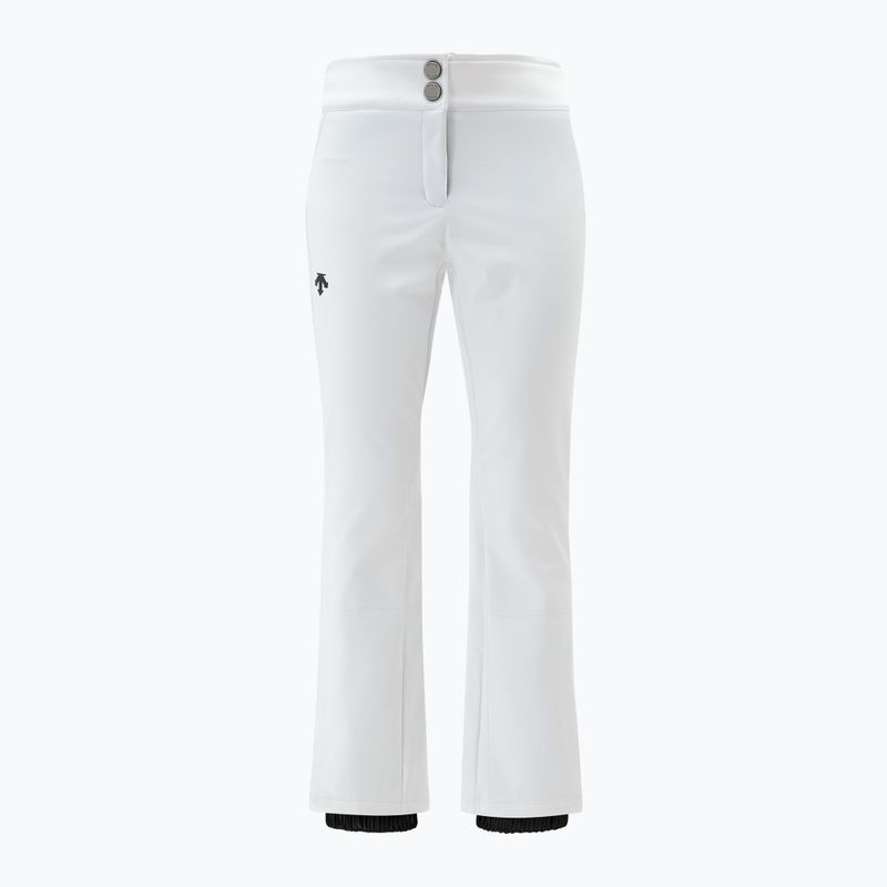 Pantaloni da sci donna Descente Bonded Stretch super bianco