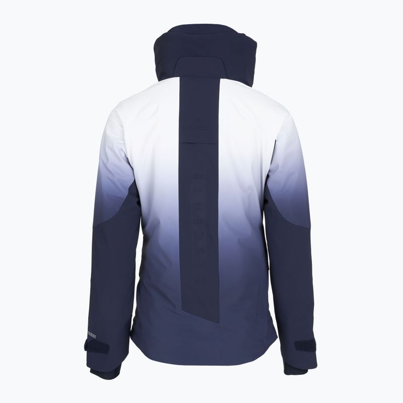 Giacca da sci donna Descente Swiss Insulated notte scura/bianco 9