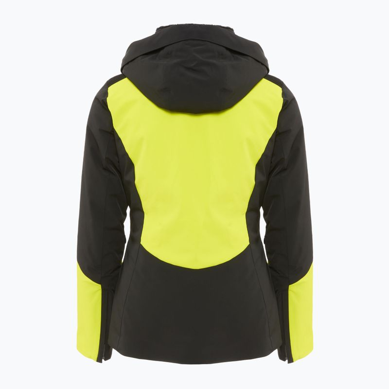Giacca da sci donna Descente Shoulder Shirring nero grigio 2