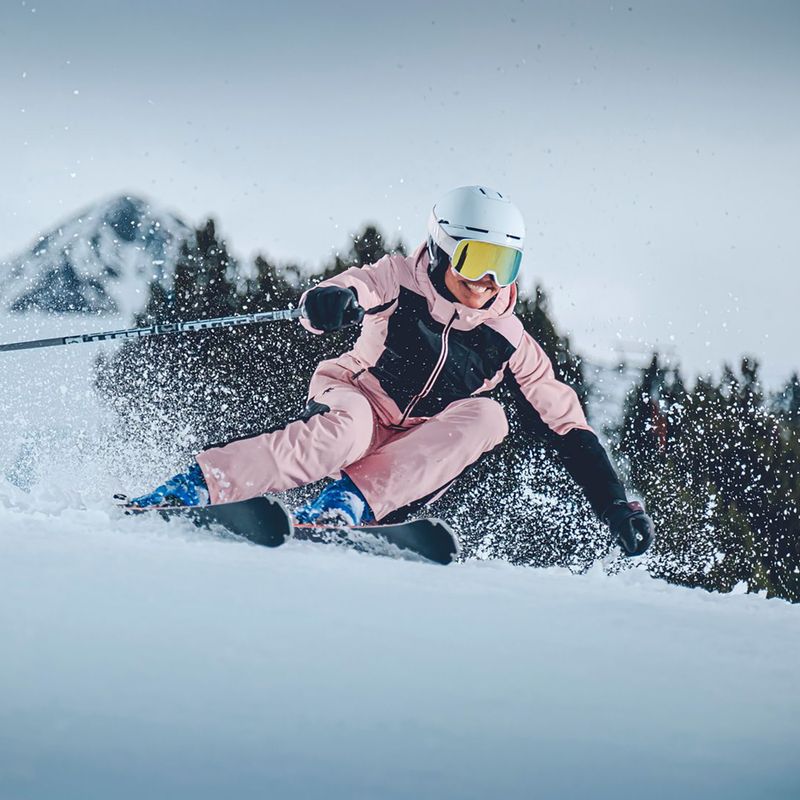 Giacca da sci donna Descente Shoulder Shirring bloom rosa 4