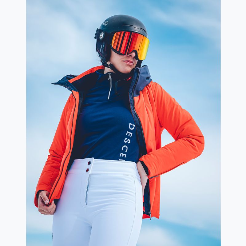Giacca da sci donna Descente Janie mandarino arancione 3
