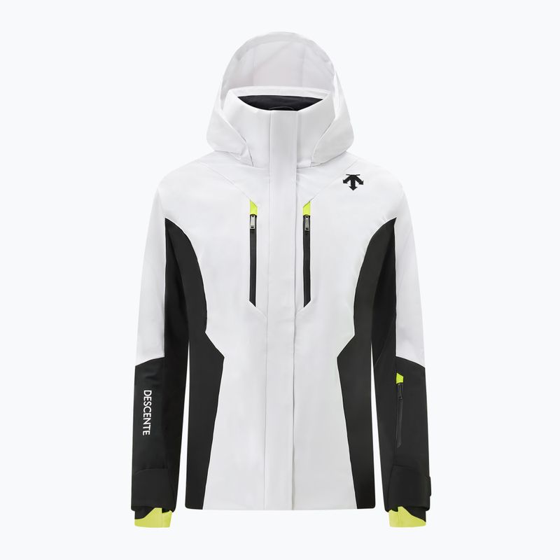 Giacca da sci donna Descente Angular Line super bianca