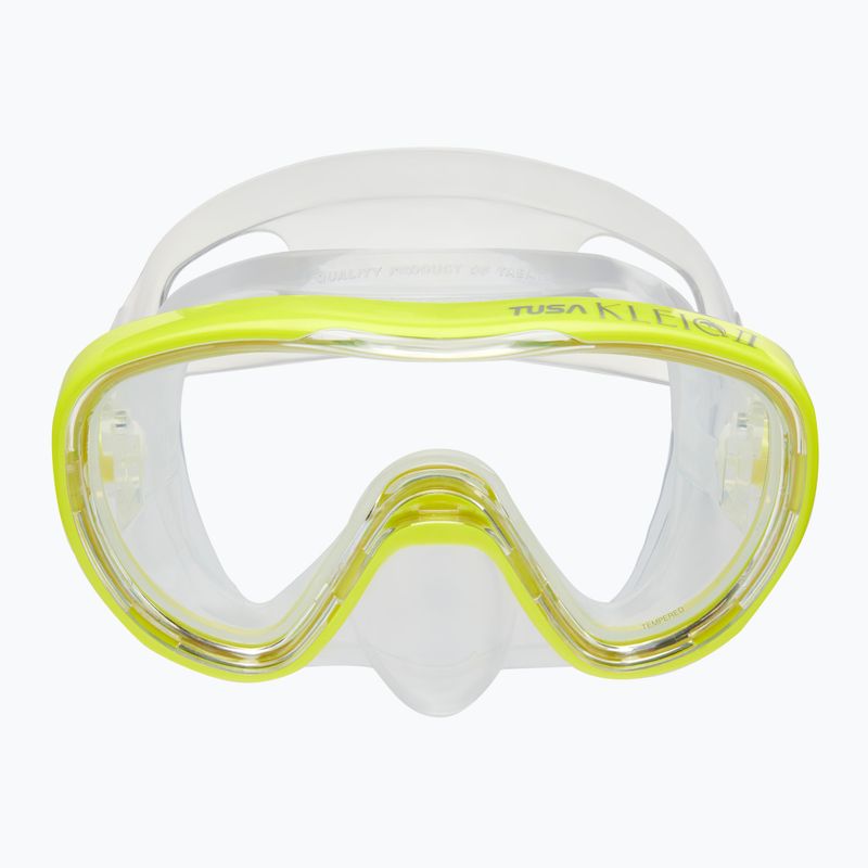 Maschera subacquea TUSA Kleio bianco/giallo 2