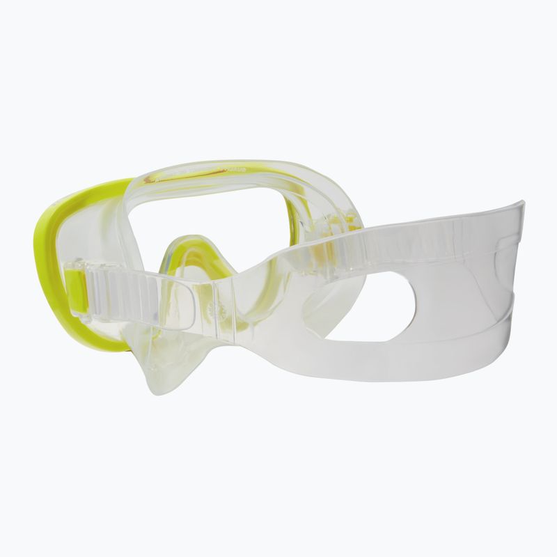 Maschera subacquea TUSA Kleio bianco/giallo 4