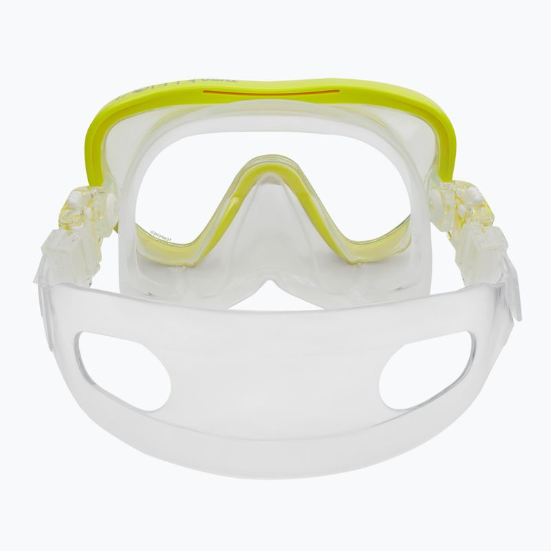 Maschera subacquea TUSA Kleio bianco/giallo 5