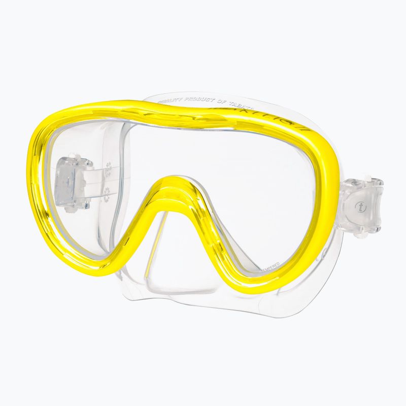 Maschera subacquea TUSA Kleio bianco/giallo 6