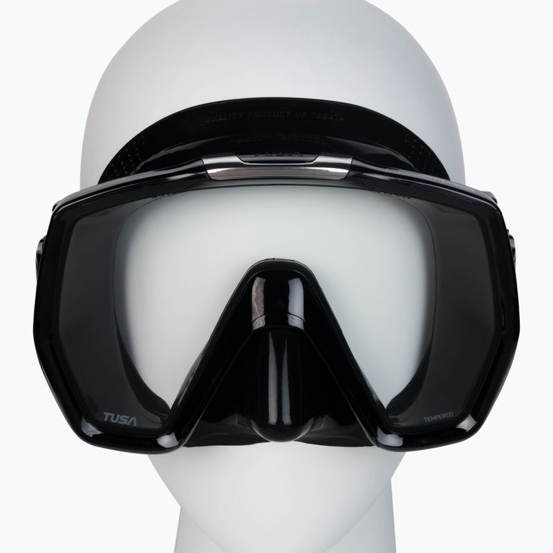 TUSA Freedom HD maschera subacquea nera/nera 2