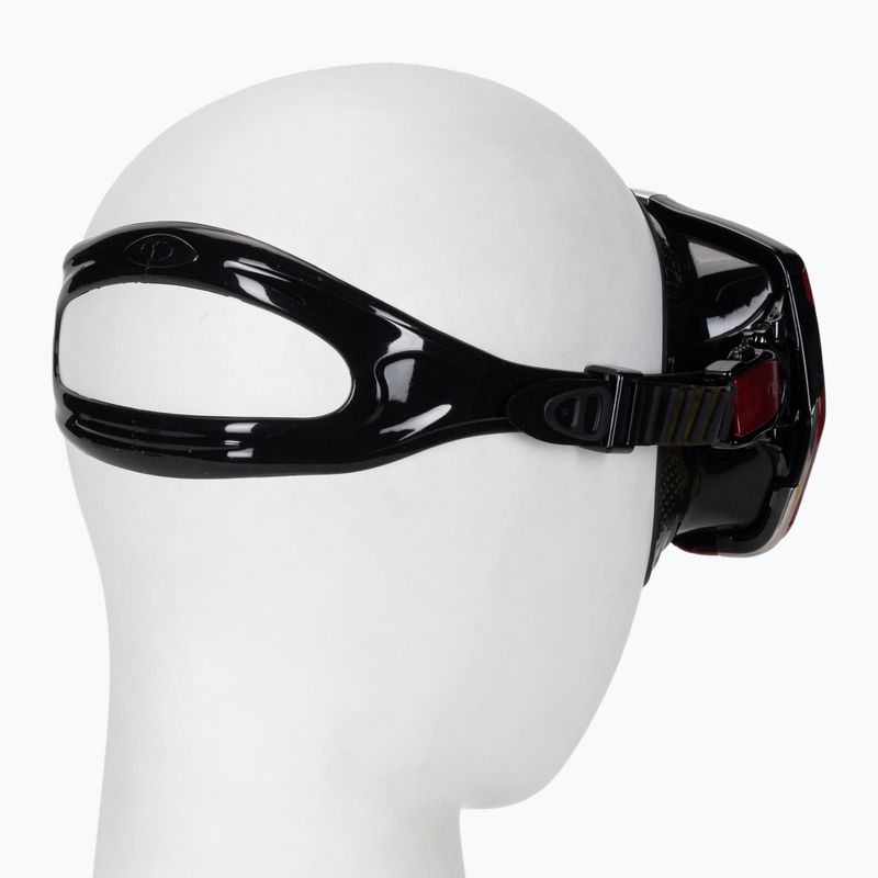 Maschera subacquea TUSA Freedom HD Rosso/Nero 3