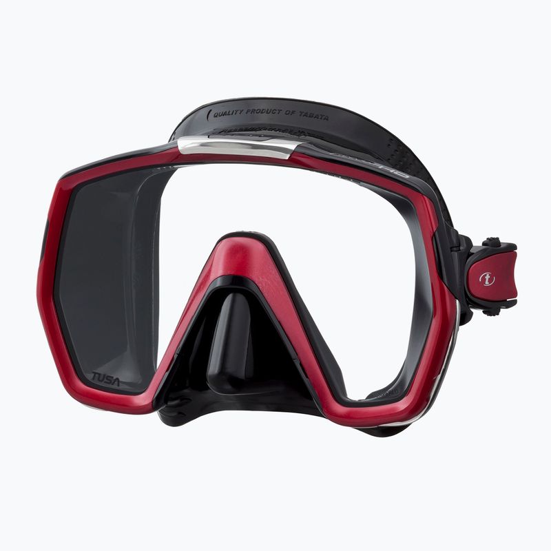 Maschera subacquea TUSA Freedom HD Rosso/Nero 5