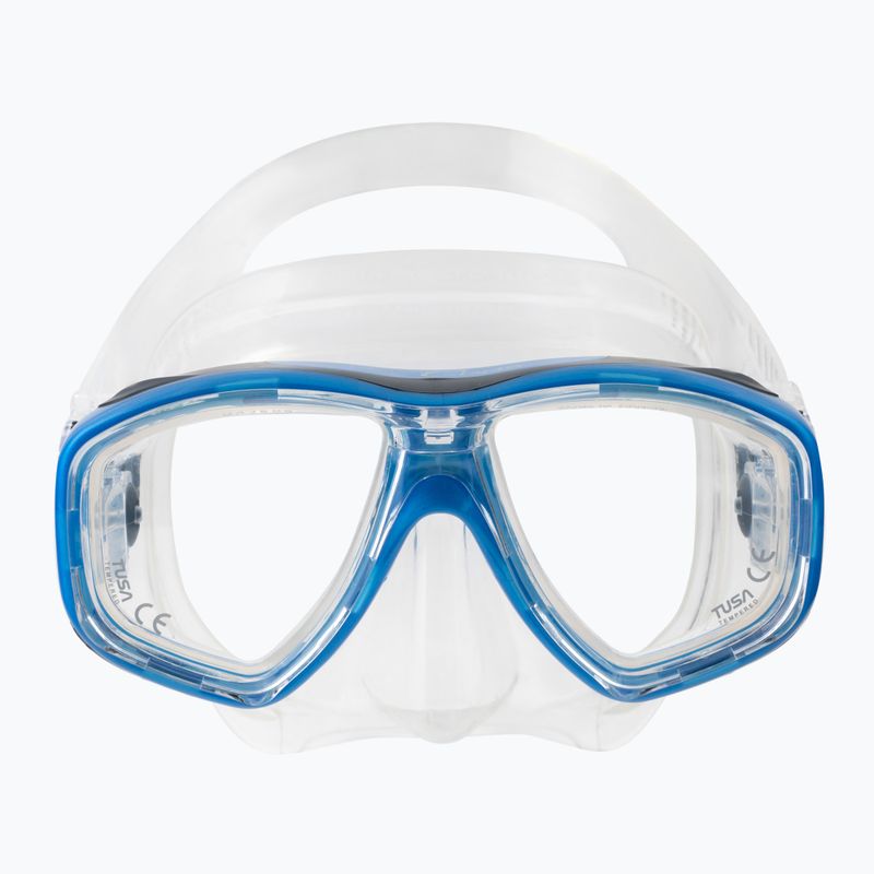 TUSA Ceos maschera subacquea bianco/blu 2