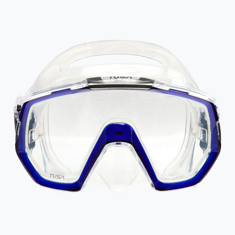 Maschera subacquea TUSA Freedom Elite bianco/blu 2