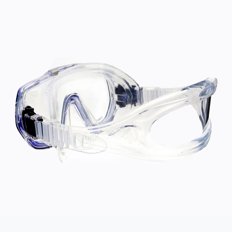 Maschera subacquea TUSA Freedom Elite bianco/blu 4