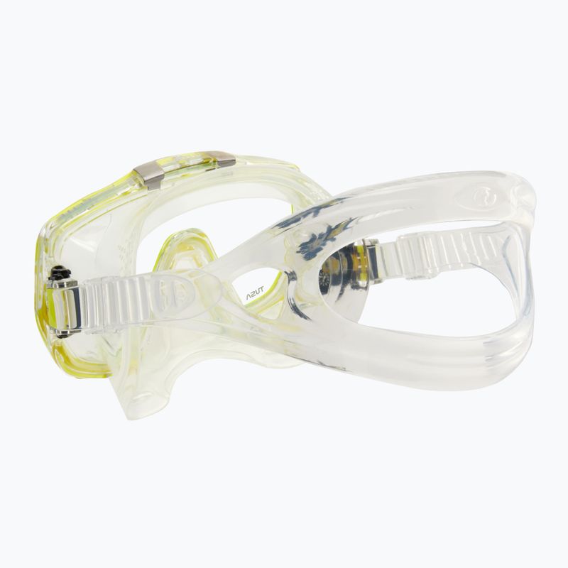 Maschera subacquea TUSA Freedom Elite bianco/giallo 4