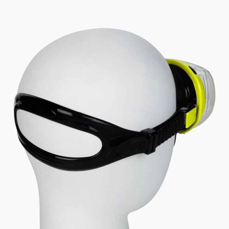 TUSA Tri-Quest FD maschera subacquea gialla 3
